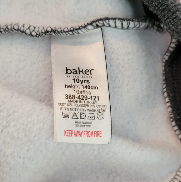 GUC Ted Baker Boys Grey Sweatshirt size 10 years - Picture 5 of 5